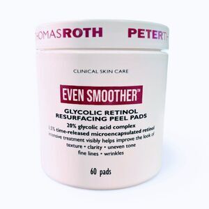 Peter Thomas Roth Even Smoother Glycolic Retinol Resurfacing Peel Pads 60 Count